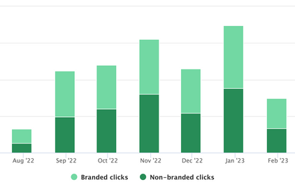 Find out how much traffic comes from non-branded keywords