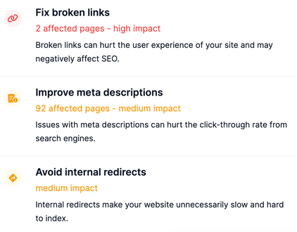 Fix your client's SEO issues
